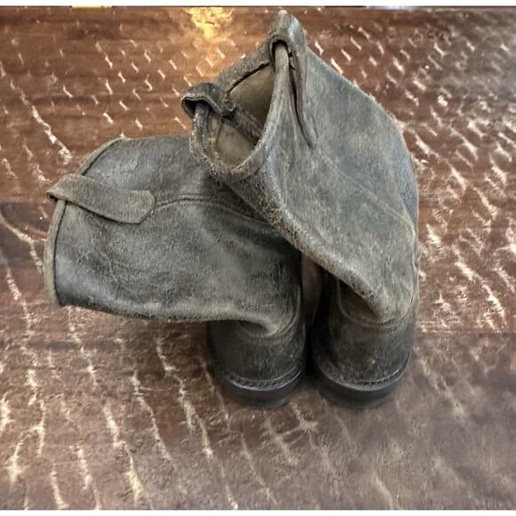 Allen Edmonds Dallas Roper Boots Mens 9 D Husk Brown Leather (444N) NWOT - Picture 3 of 9